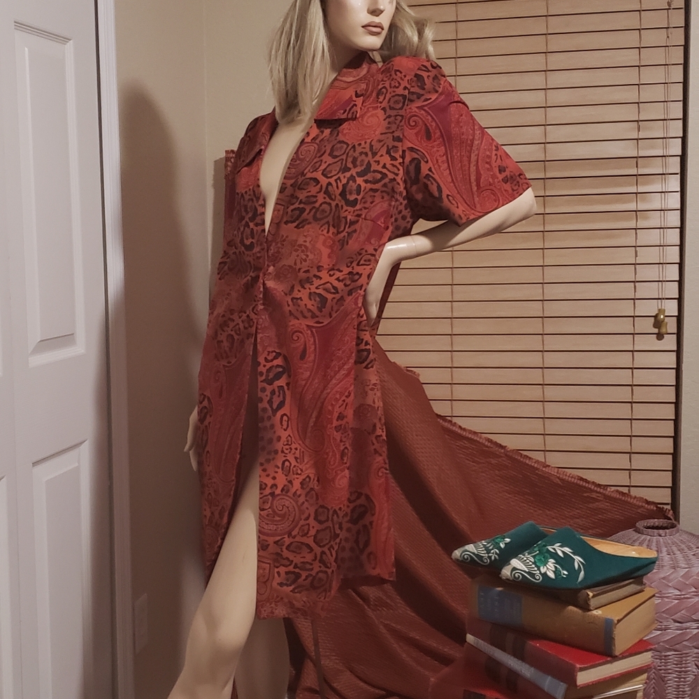 Vintage Paisley print kimono